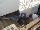 Constructing Mikvah Entrance